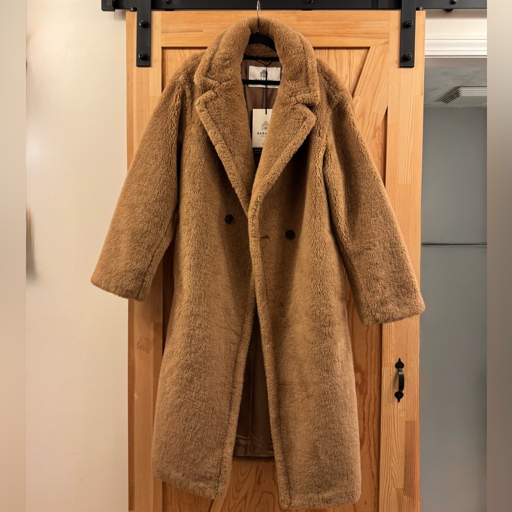 Babaton Wool Teddy Coat - Picture 2 of 6